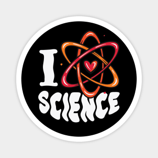 I Heart Science // I Love Science // Atom Symbol Magnet